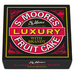 Moores Fruit Cake with Brandy in box